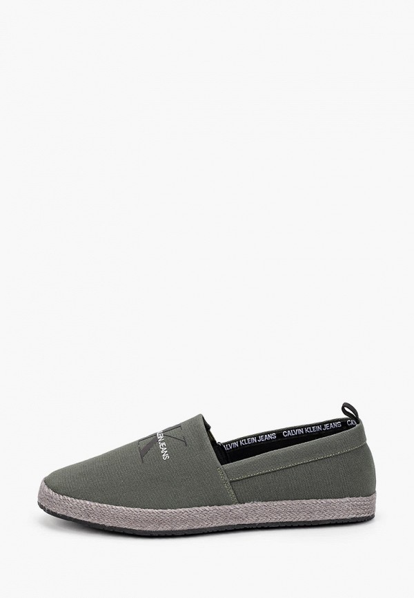 

Эспадрильи Calvin Klein Jeans, Зеленый, ESPADRILLE PRINTED CO