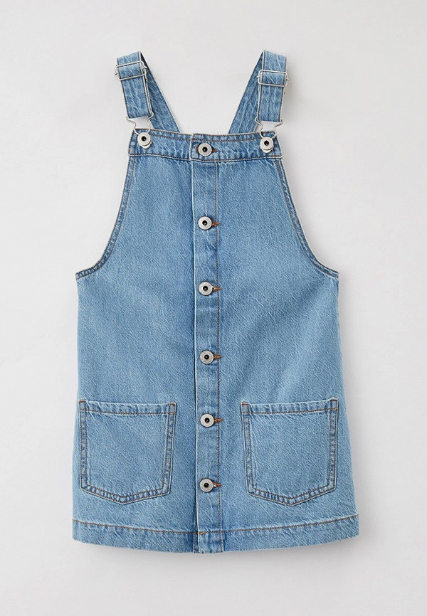 

Платье джинсовое Pepe Jeans, Голубой, CHICAGO PINAFORE
