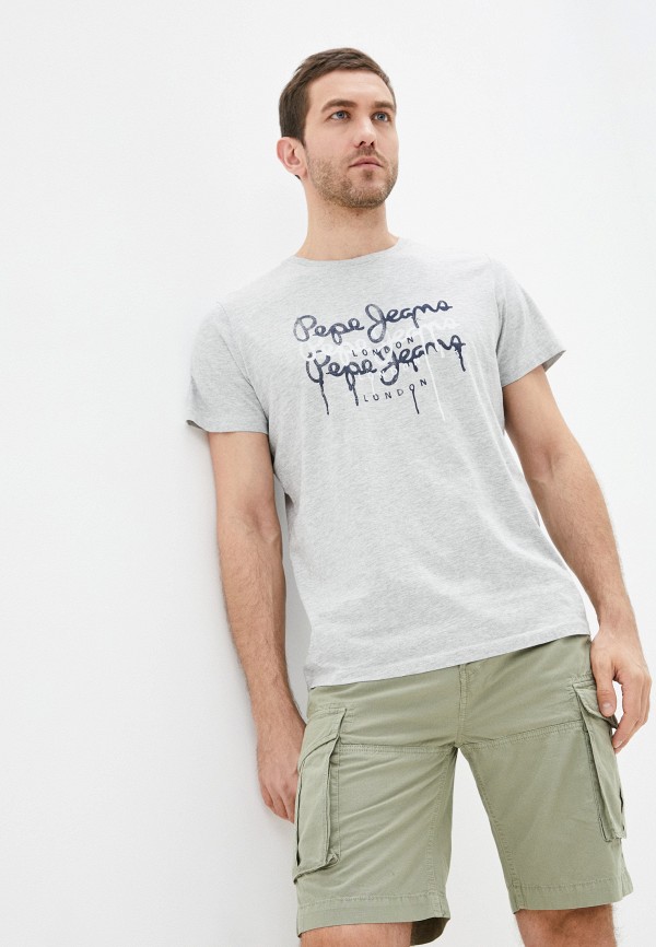 

Футболка Pepe Jeans, Серый