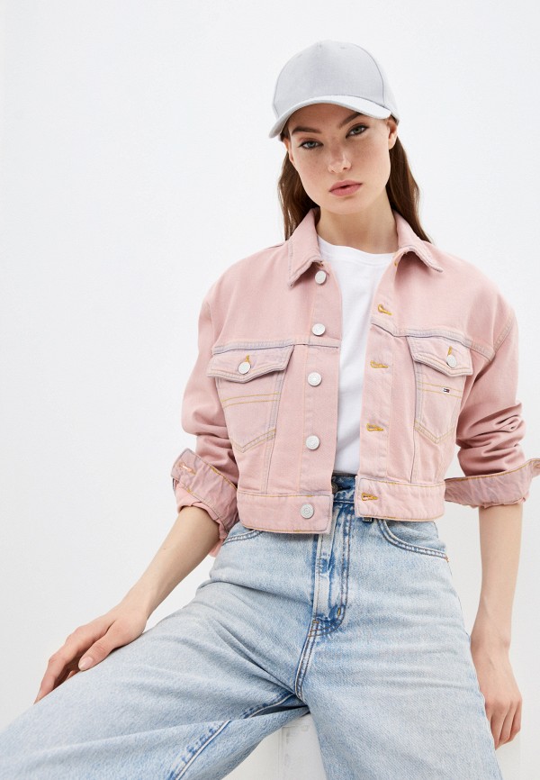 

Куртка джинсовая Tommy Jeans, Розовый