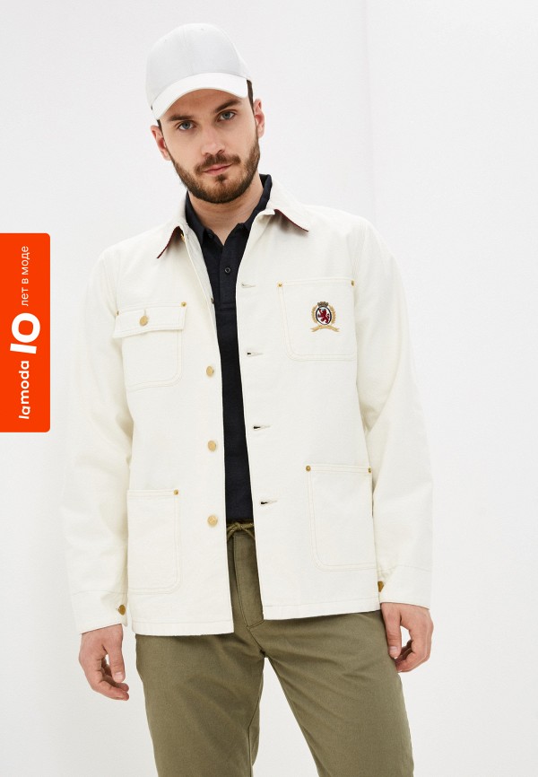 

Куртка джинсовая Tommy Hilfiger, Бежевый, Exclusive for Lamoda COLLECTION