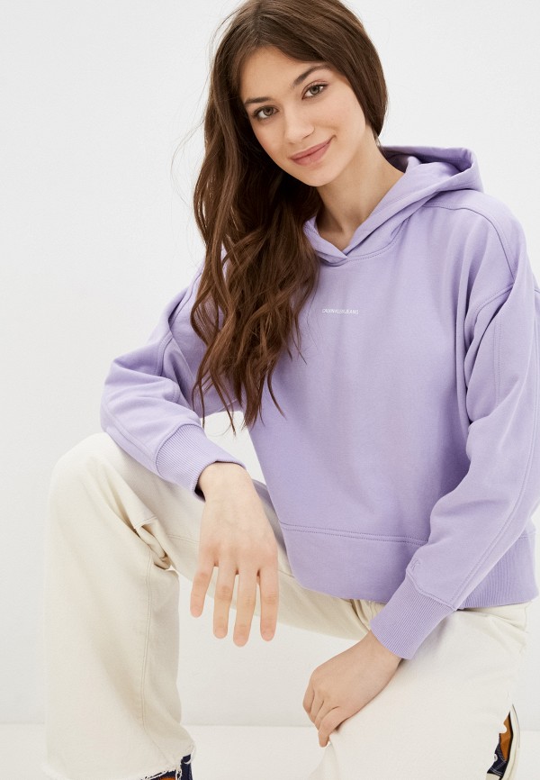 

Худи Calvin Klein Jeans, Фиолетовый