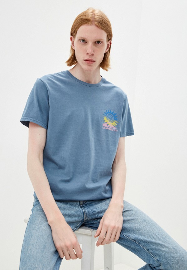 

Футболка Quiksilver, Голубой, Quiksilver RTLAAG742501