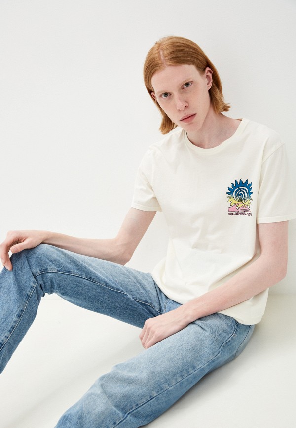 

Футболка Quiksilver, Бежевый, Quiksilver RTLAAG742801