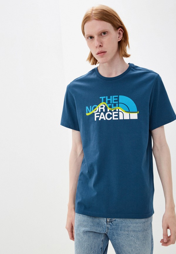 

Футболка The North Face, Синий, M S/S MOUNT LINE TEE