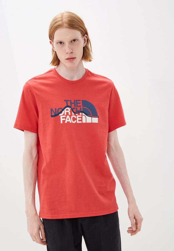 

Футболка The North Face, Красный, M S/S MOUNT LINE TEE