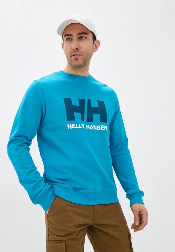 

Свитшот Helly Hansen, Бирюзовый, HH LOGO CREW SWEAT
