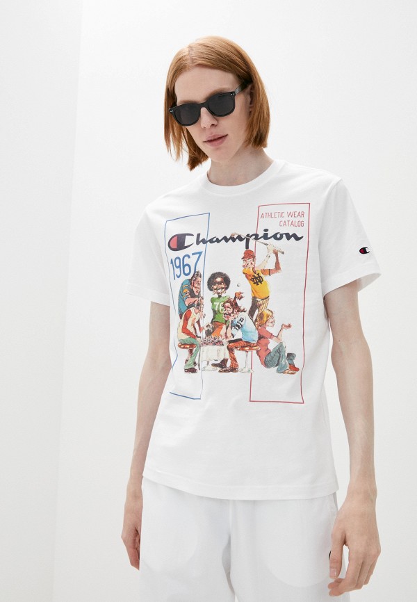 

Футболка Champion, Белый, LEGACY Crewneck T-Shirt