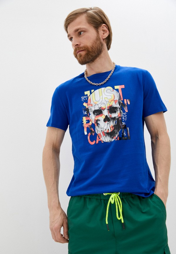 

Футболка Just Cavalli, Синий, Just Cavalli RTLAAG959101