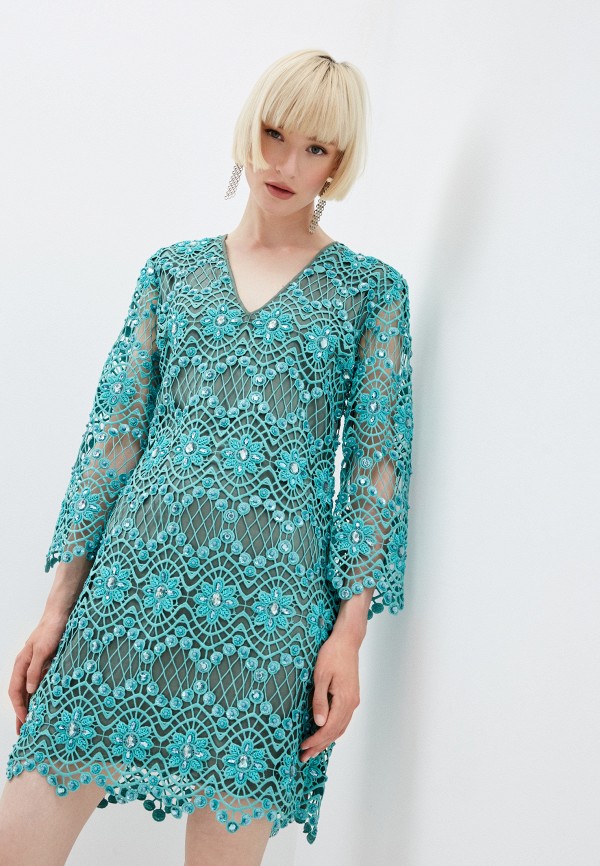 

Платье Just Cavalli, Бирюзовый, Just Cavalli RTLAAG966501