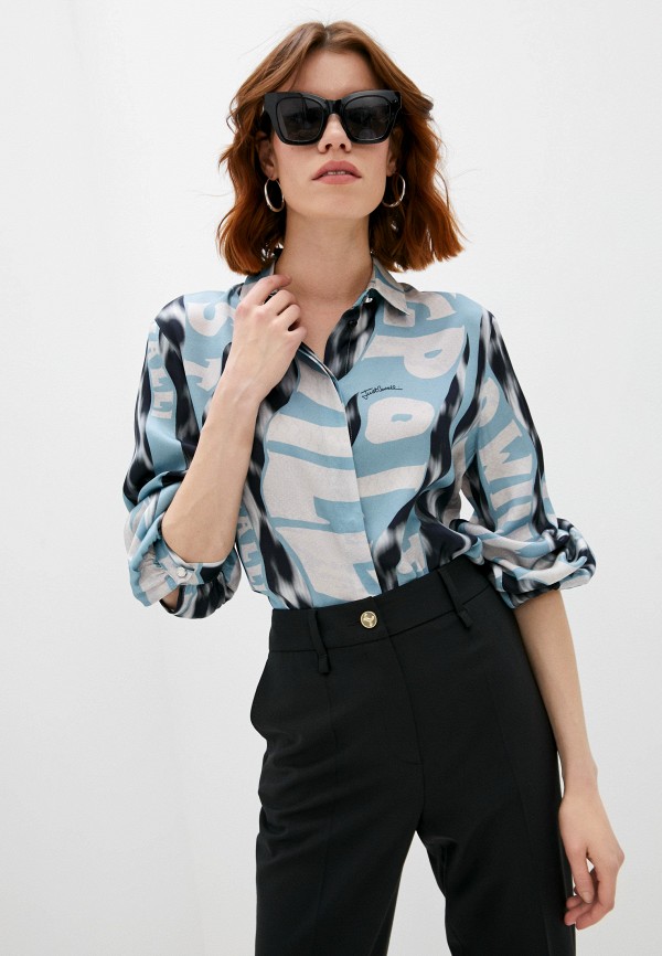 

Блуза Just Cavalli, Голубой, Just Cavalli RTLAAG968701