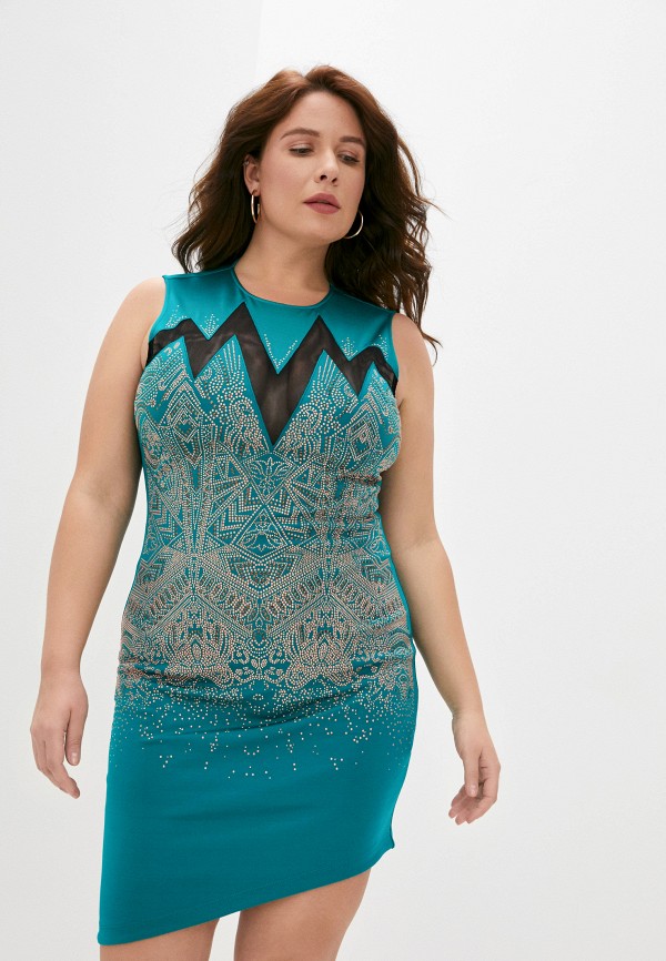 

Платье Just Cavalli, Бирюзовый, Just Cavalli RTLAAG995901