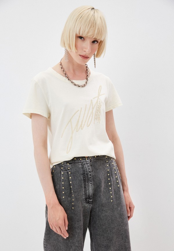 

Футболка Just Cavalli, Бежевый, Just Cavalli RTLAAH001001