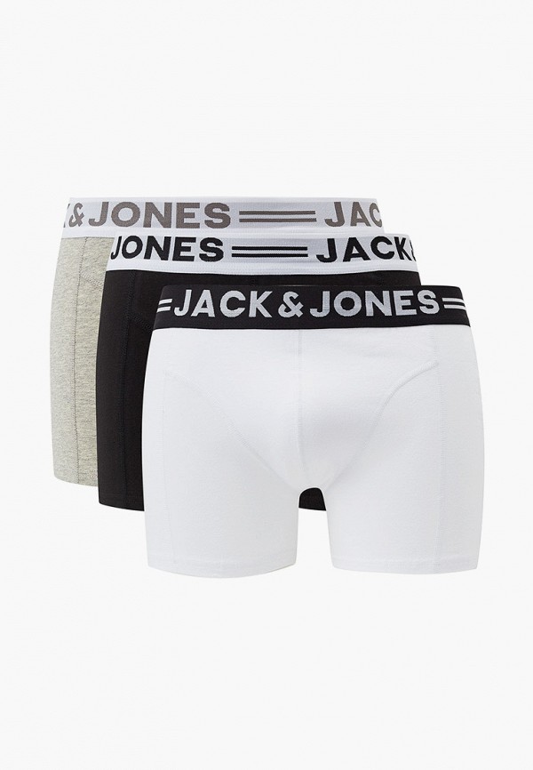 

Трусы 3 шт. Jack & Jones, Белый;серый;черный, Jack & Jones RTLAAH037702