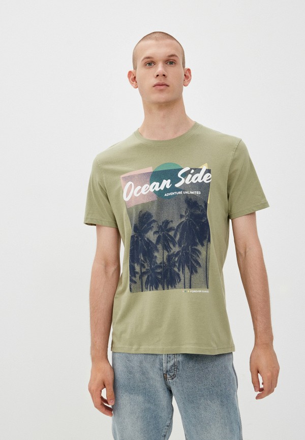 

Футболка Selected Homme, Хаки