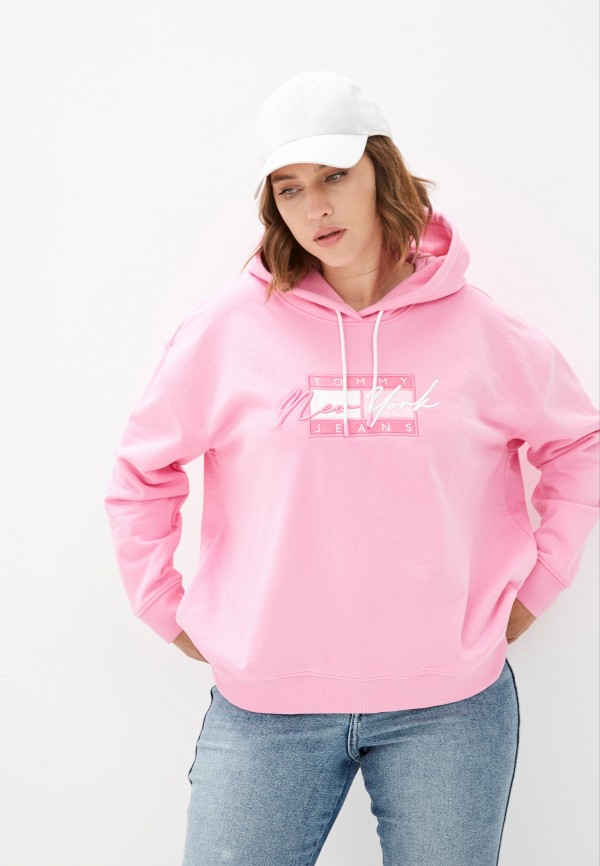 

Худи Tommy Jeans, Розовый