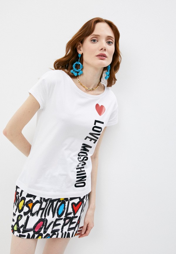 

Футболка Love Moschino, Белый