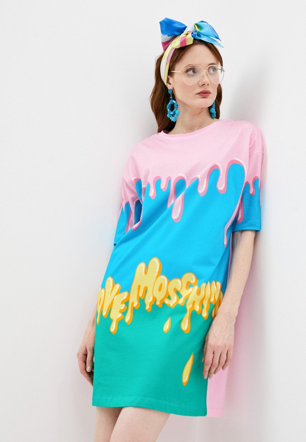

Платье Love Moschino, Мультиколор, Love Moschino RTLAAH311901