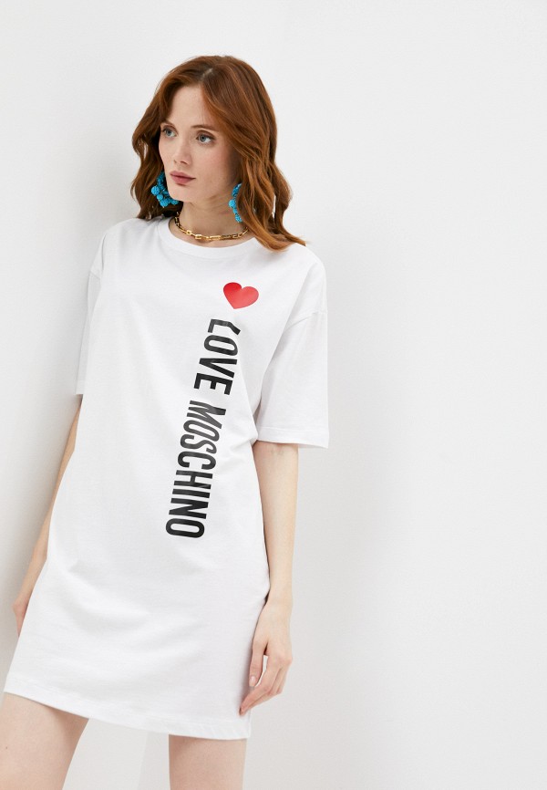 

Платье Love Moschino, Белый, Love Moschino RTLAAH312101