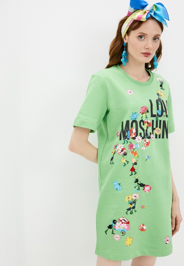 

Платье Love Moschino, Зеленый