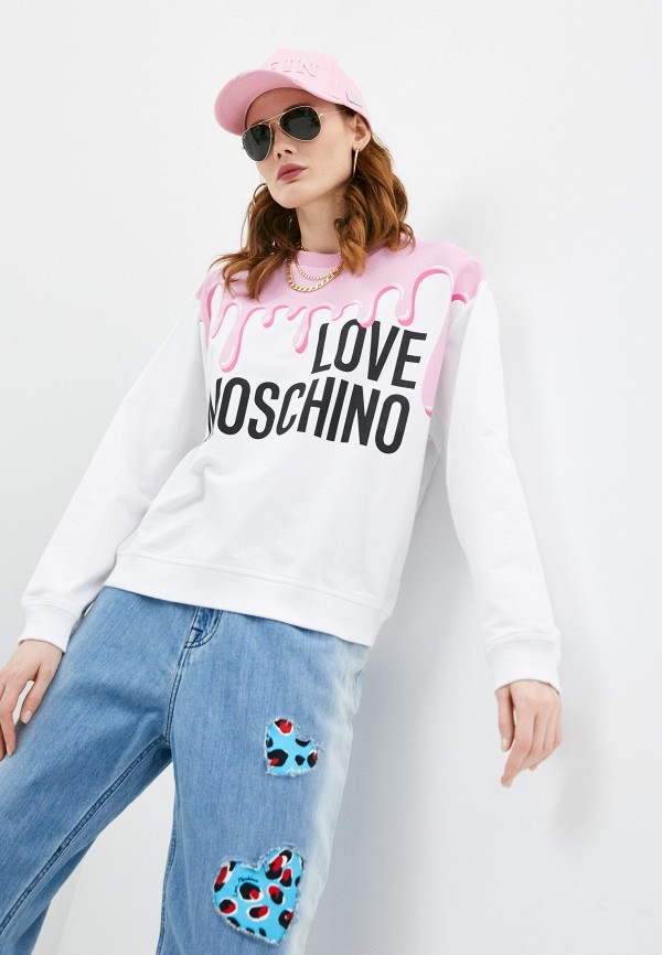 

Свитшот Love Moschino, Белый