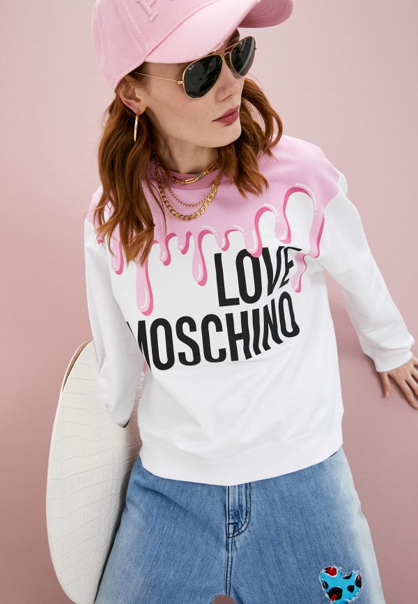 

Свитшот Love Moschino, Белый, Love Moschino RTLAAH312701