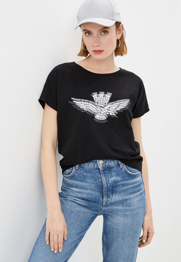 

Футболка Aeronautica Militare, Черный