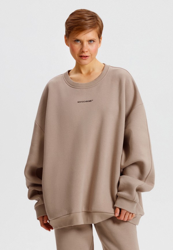 

Свитшот Monochrome, Коричневый, REGULAR Nude