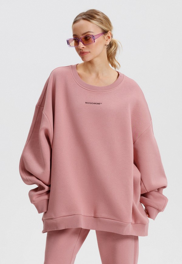 

Свитшот Monochrome, Розовый, REGULAR Pudra