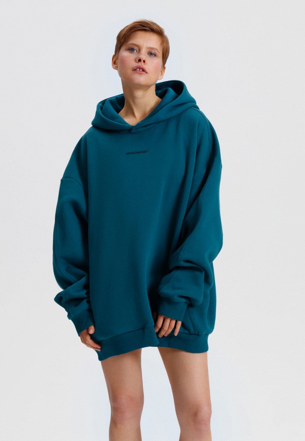 

Худи Monochrome, Бирюзовый, REGULAR Litke