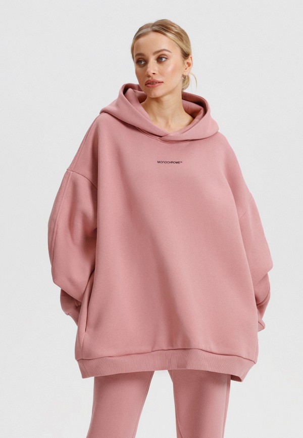 

Худи Monochrome, Розовый, REGULAR Pudra