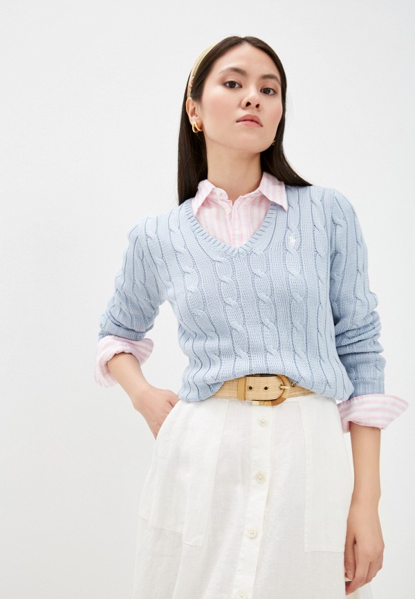

Пуловер Polo Ralph Lauren, Голубой, Polo Ralph Lauren RTLAAH347401