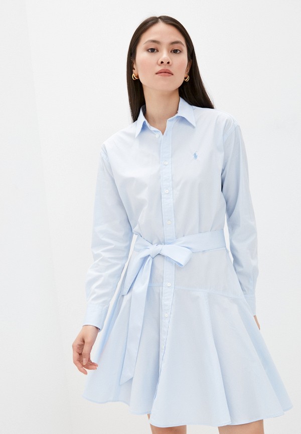 

Платье Polo Ralph Lauren, Голубой, Polo Ralph Lauren RTLAAH352101