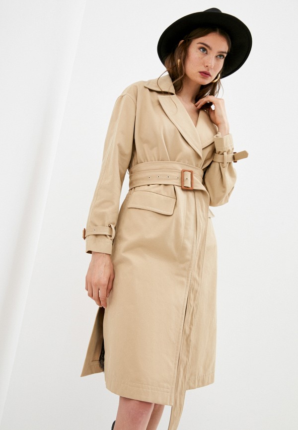 

Плащ Ermanno Ermanno Scervino, Бежевый