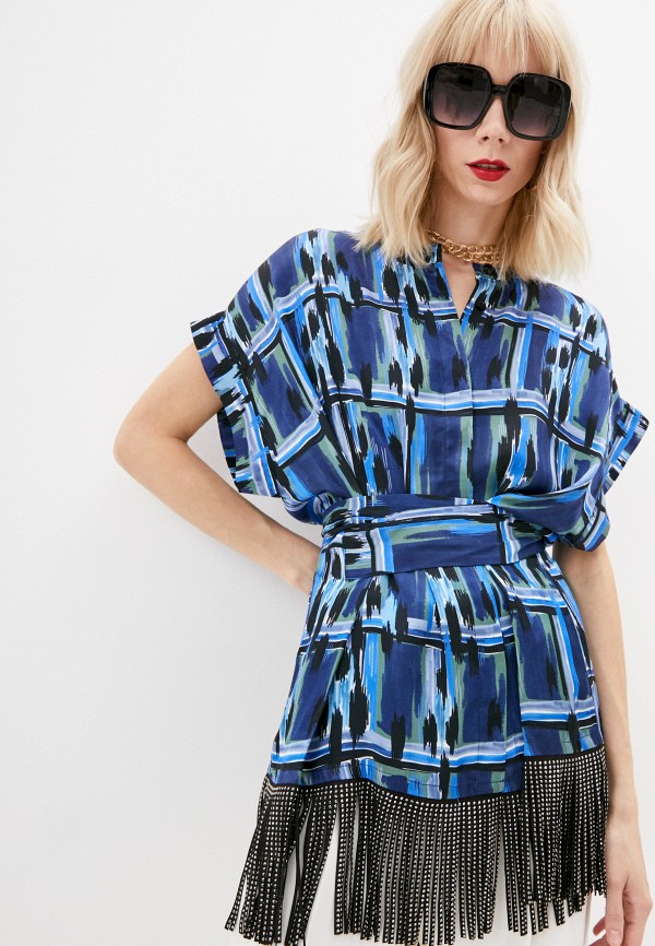 

Блуза Just Cavalli, Синий, Just Cavalli RTLAAH582501