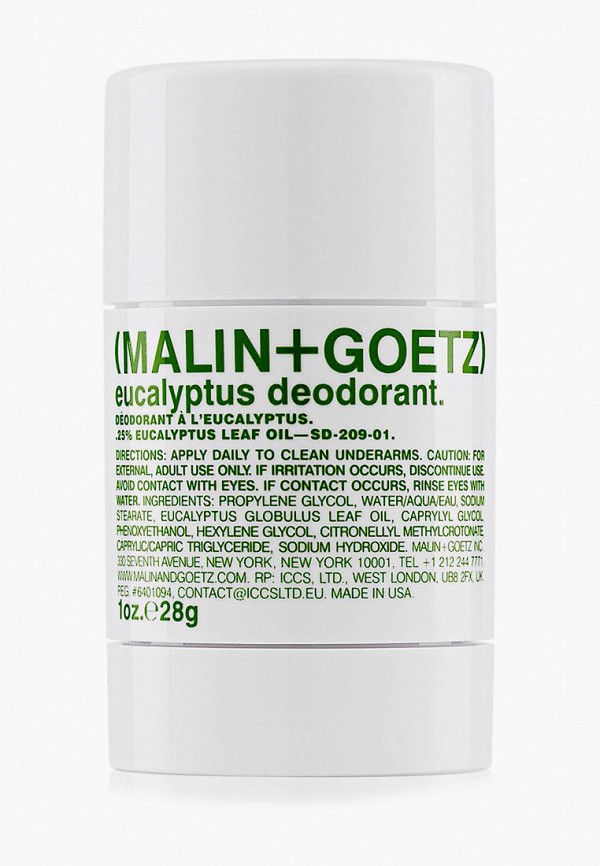 

Дезодорант Malin + Goetz, Прозрачный, "Эвкалипт" 28 г