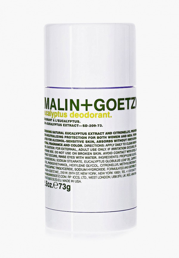 

Дезодорант Malin + Goetz, Прозрачный, "Эвкалипт" 73 г