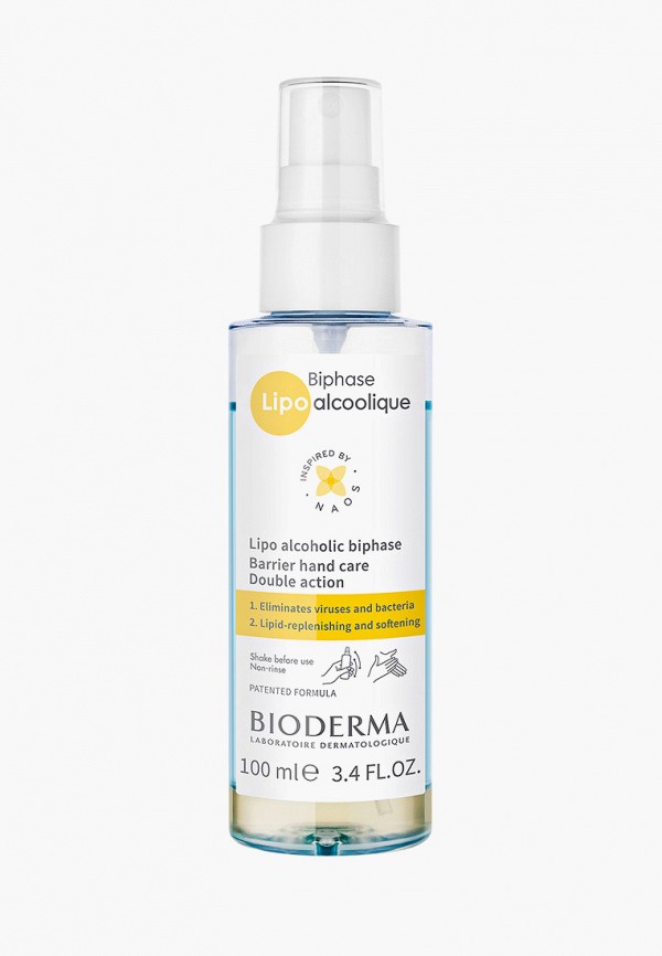 

Антисептическое средство Bioderma, Прозрачный, LIPO, двухфазный уход, 100 мл