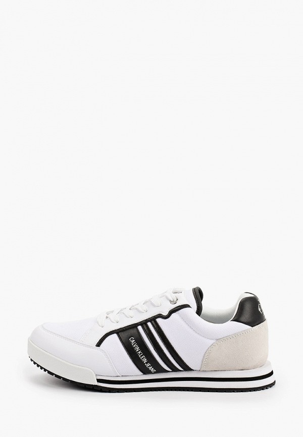 

Кроссовки Calvin Klein Jeans, Белый, LOW PROFILE SNEAKER LACEUP PU-NY