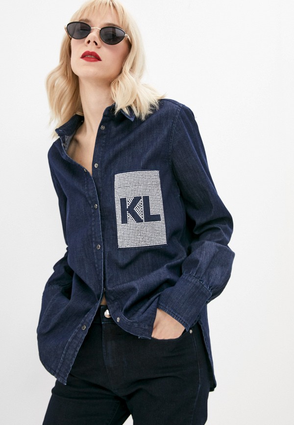 фото Рубашка джинсовая karl lagerfeld denim