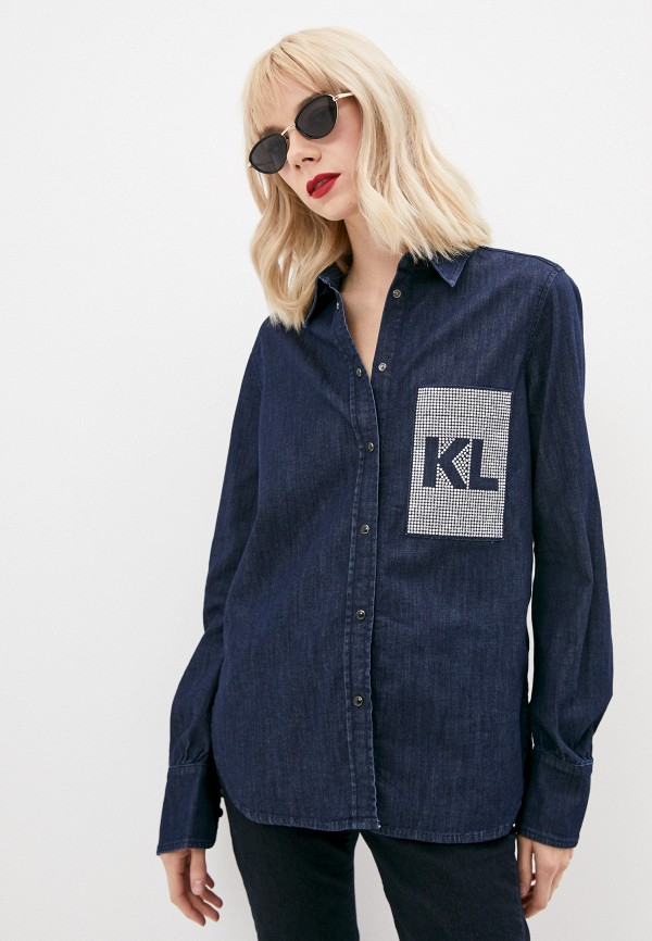 фото Рубашка джинсовая karl lagerfeld denim