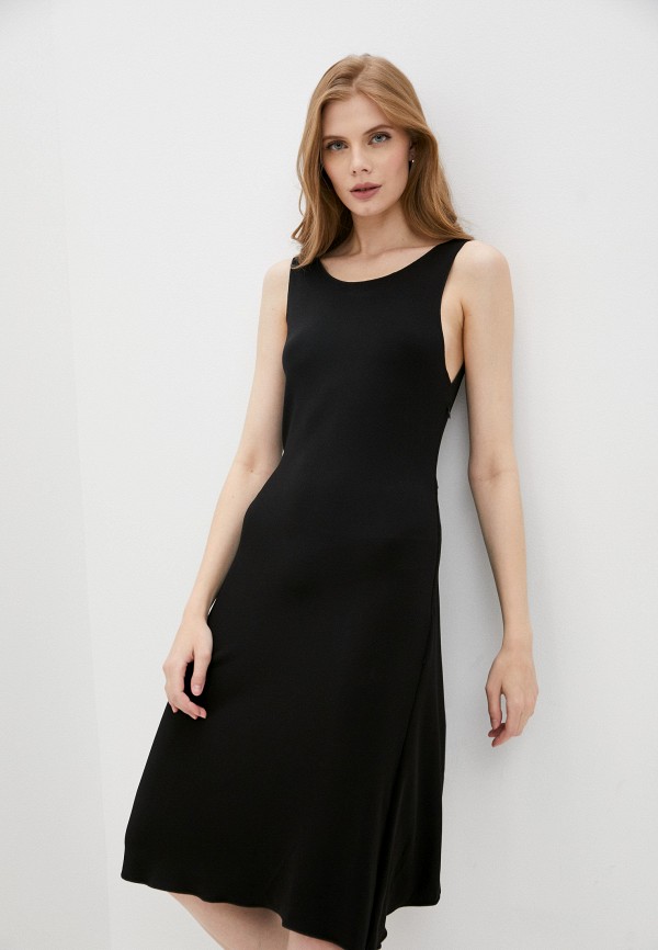 Платье Emporio Armani черного цвета