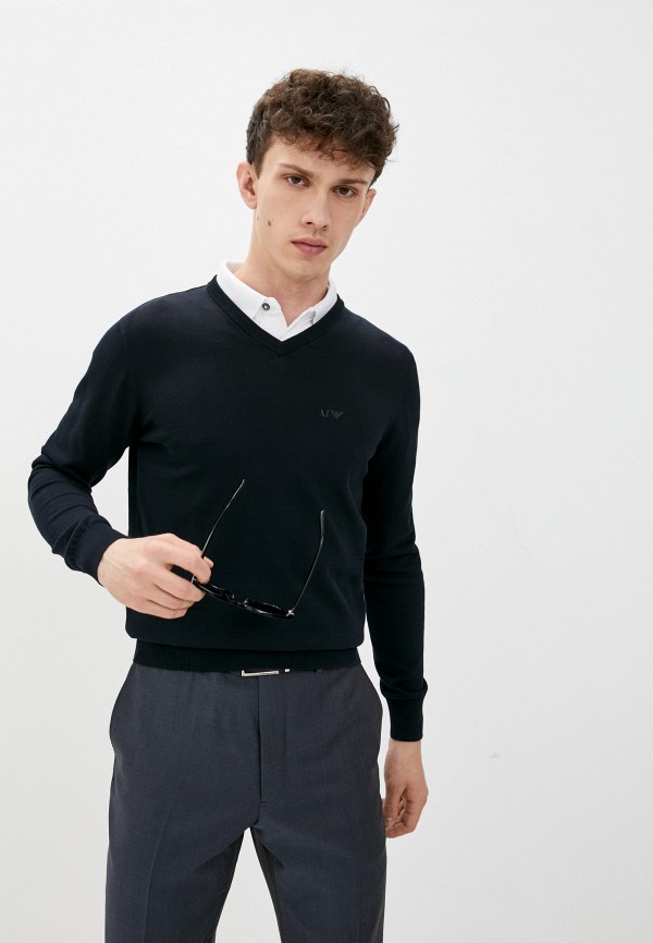 

Пуловер Armani Jeans, Синий
