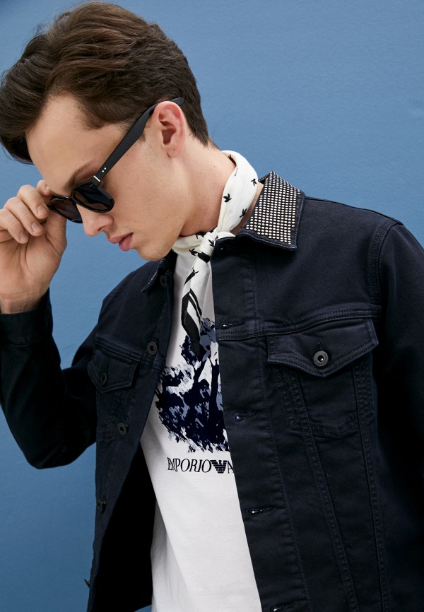 фото Куртка кожаная emporio armani