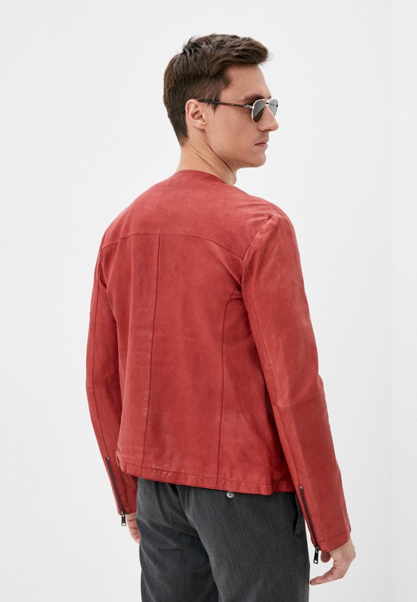 

Куртка кожаная Emporio Armani, Красный