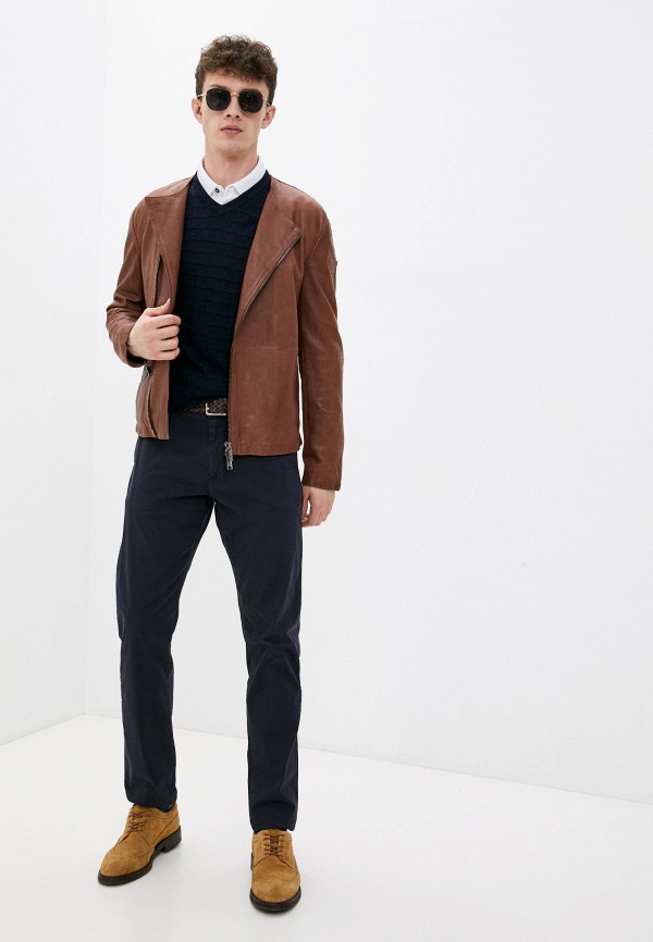 фото Куртка кожаная emporio armani