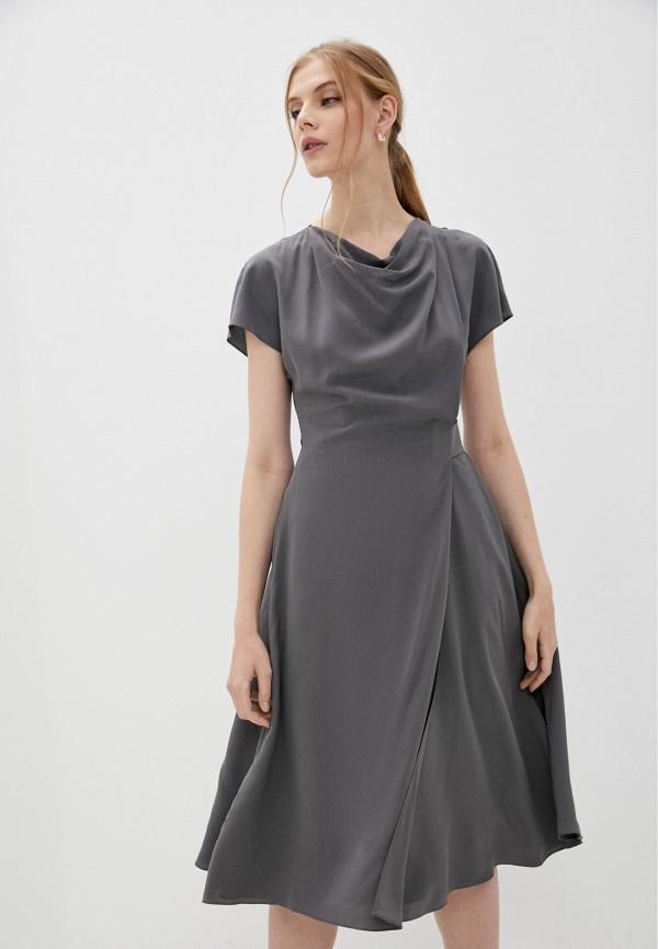 Платье Emporio Armani серого цвета