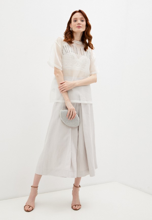

Блуза Emporio Armani, Белый, Emporio Armani RTLAAH766801