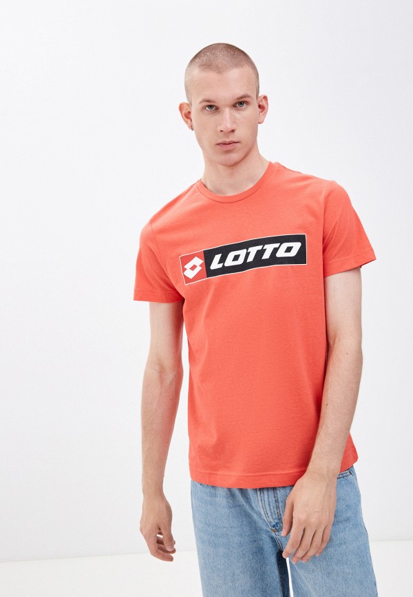 

Футболка Lotto, Коралловый, TEE LOGO JS