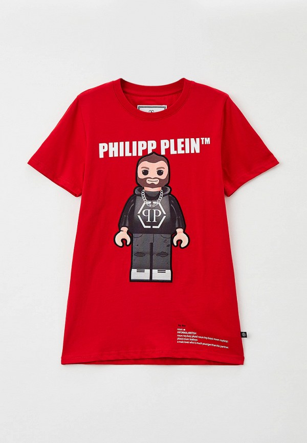 Футболка Philipp Plein красный BTK1098 PTE003N RTLAAH997301